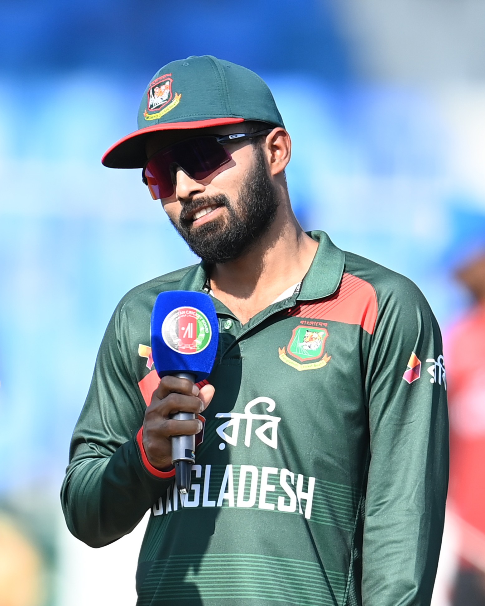 Towhid Hridoy Attends the Toss Ahead of the Tri-Series Encounter Against Afghanistan © ACB