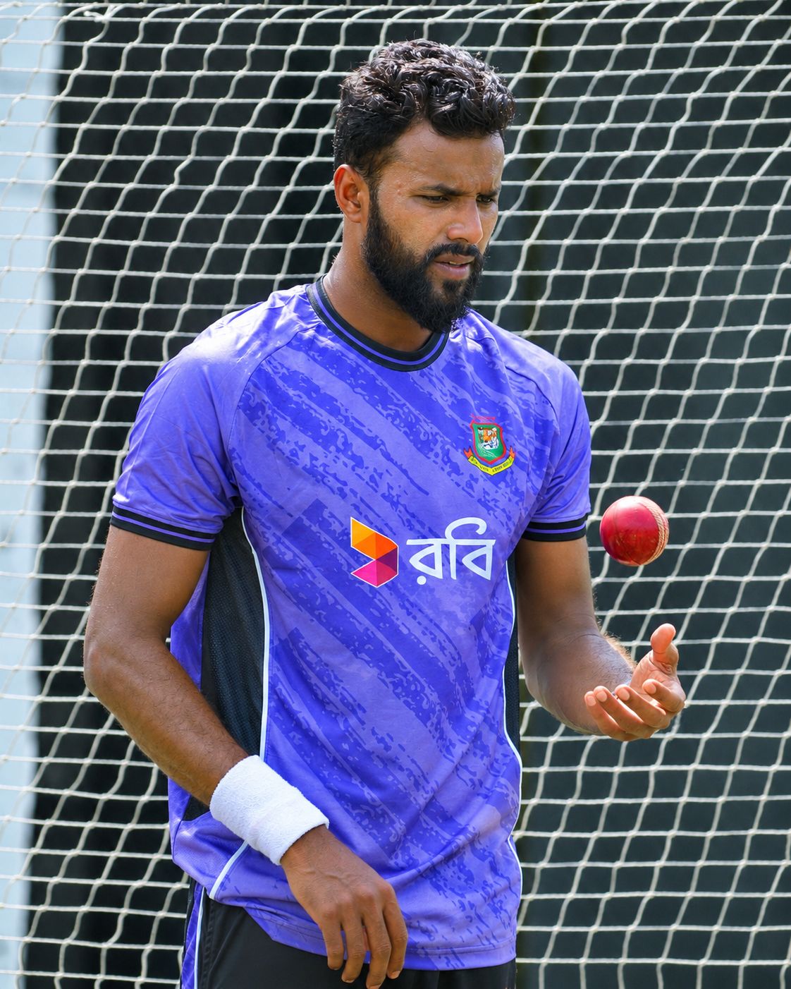 Ebadot Hossain Puts in the Work During a Practice Session © BCB