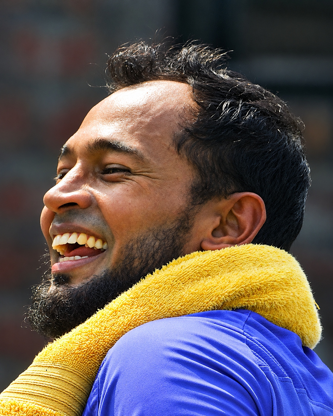 Smiles Amid Preparations as Mushfiqur Rahim Enjoys a Lighthearted Moment © BCB