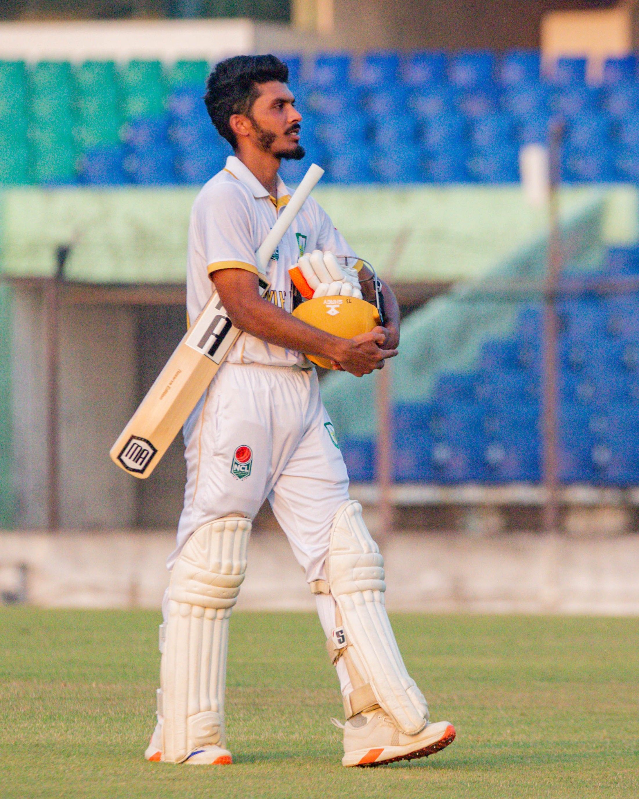 Amite Hasan’s innings fell short of the three-figure milestone, a bittersweet conclusion to his performance in the NCL. © BCB