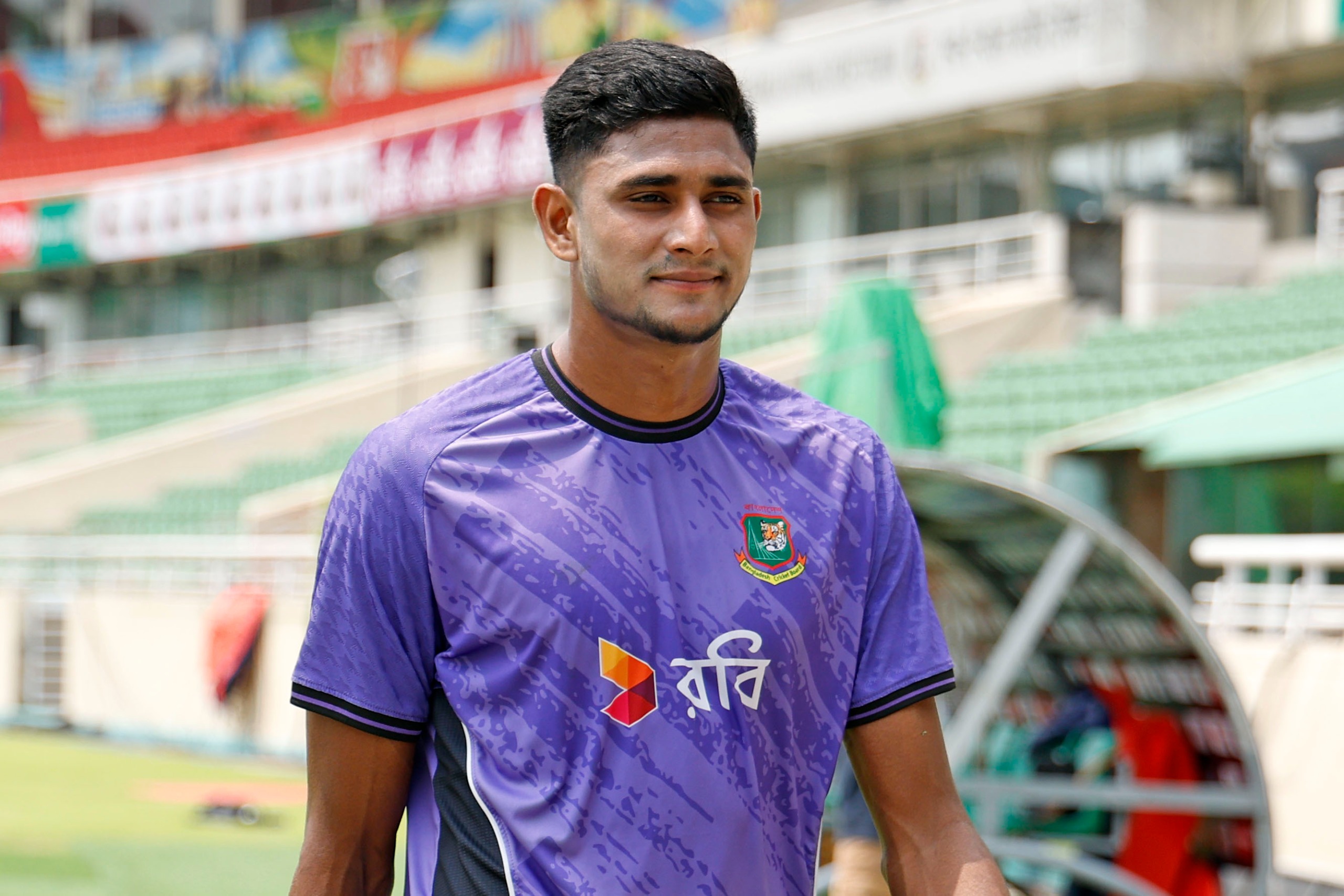 Nahid Rana during practice ©BDCricTime