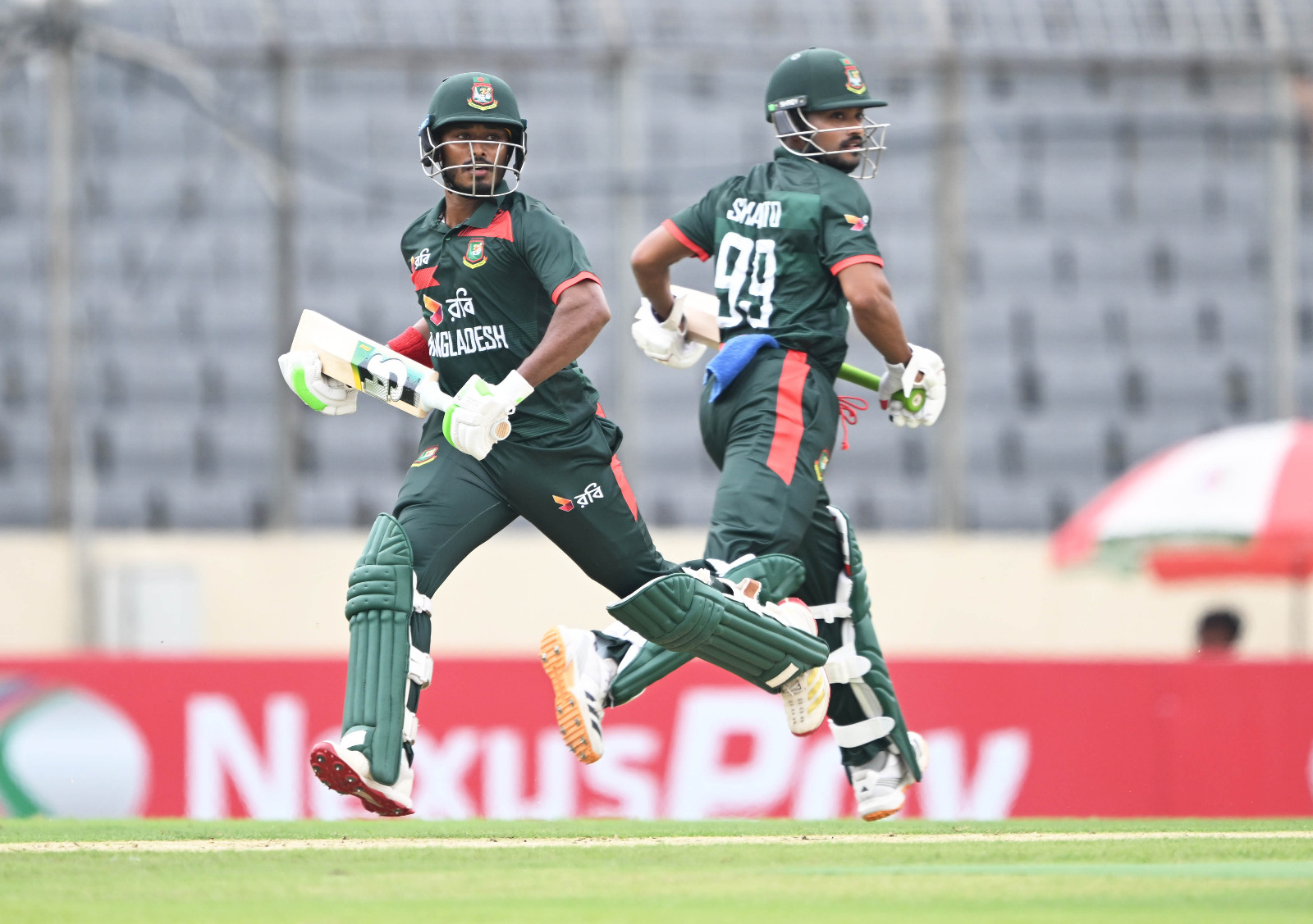 Bangladesh got a solid start by the bat of Shanto & Tanzid ©BDCricTime