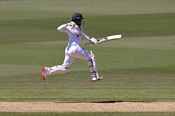 Tanzid's celebration after century ©Getty