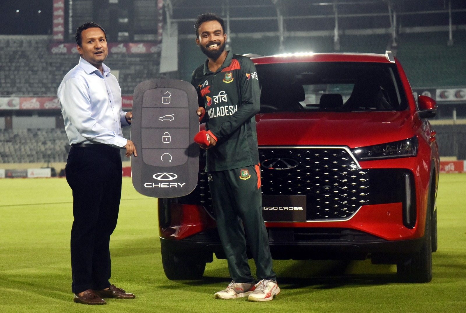 Hridoy won a car ©BDCricTime
