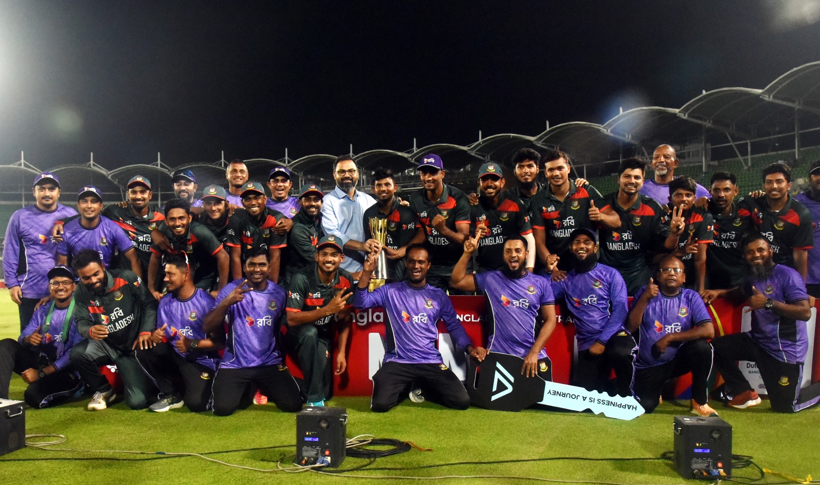 Bangladesh won the ODI series ©BDCricTime