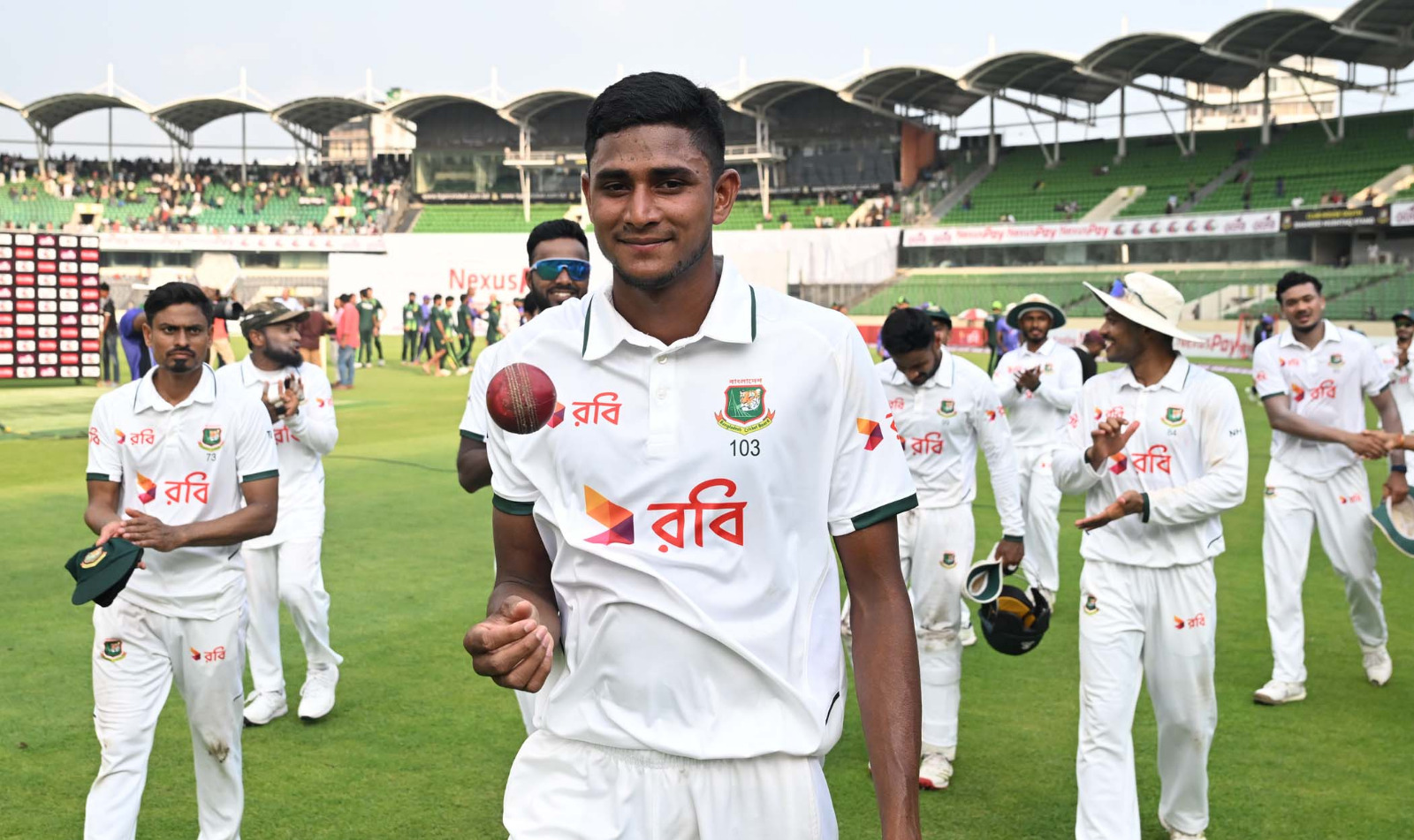 Nahid Rana with a fifer once again ©BDCricTime