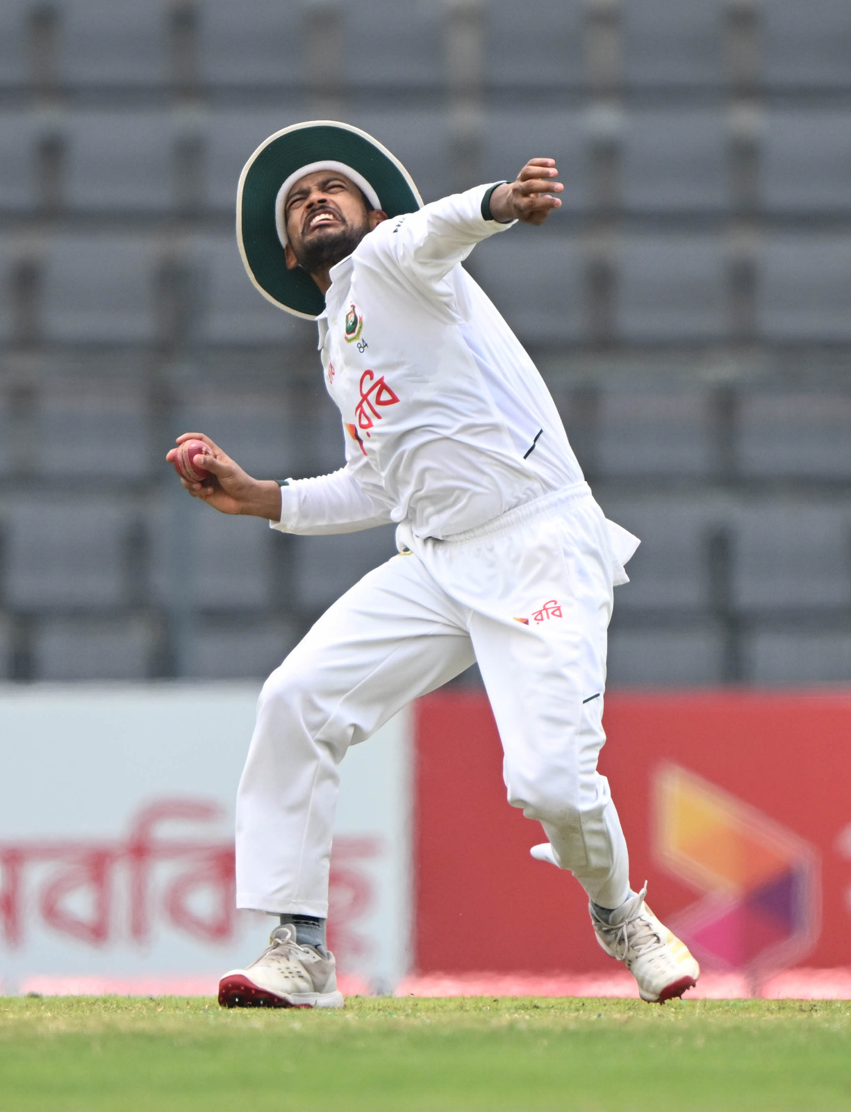 Shanto took an outstanding catch ©BDCricTime