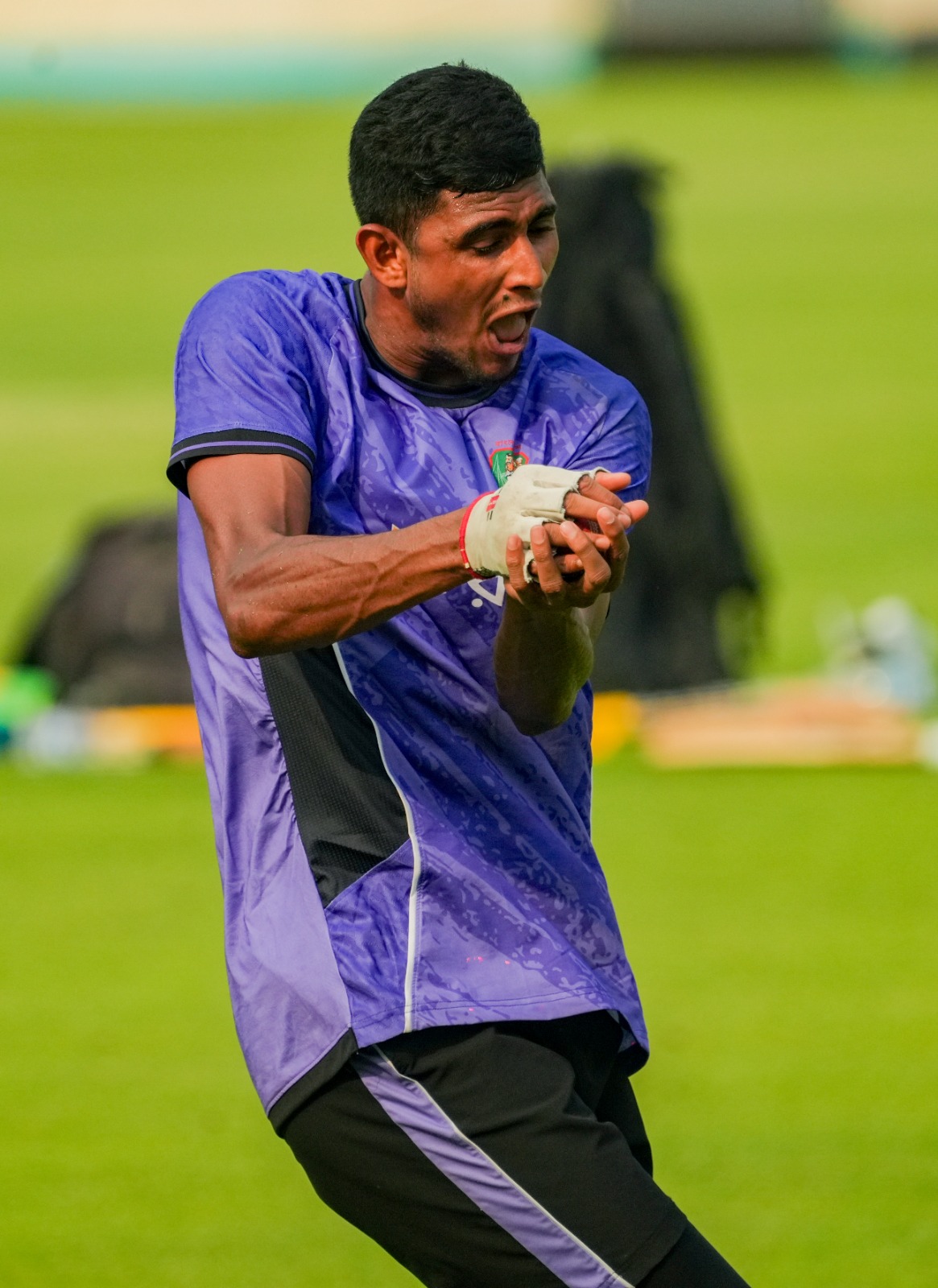 Catching practice for Nahid Rana ©BDCricTime