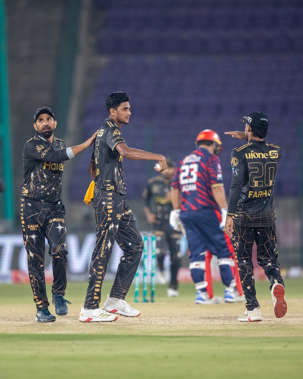 Nahid Rana was on song in Peshawar's colours©PSL