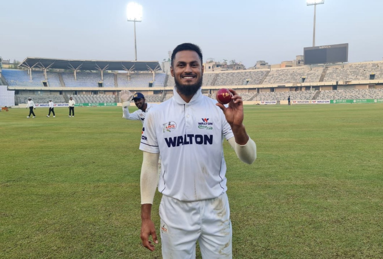 Abu Hider Rony bags his 3rd fifer in First-class cricket against East Zone. 
