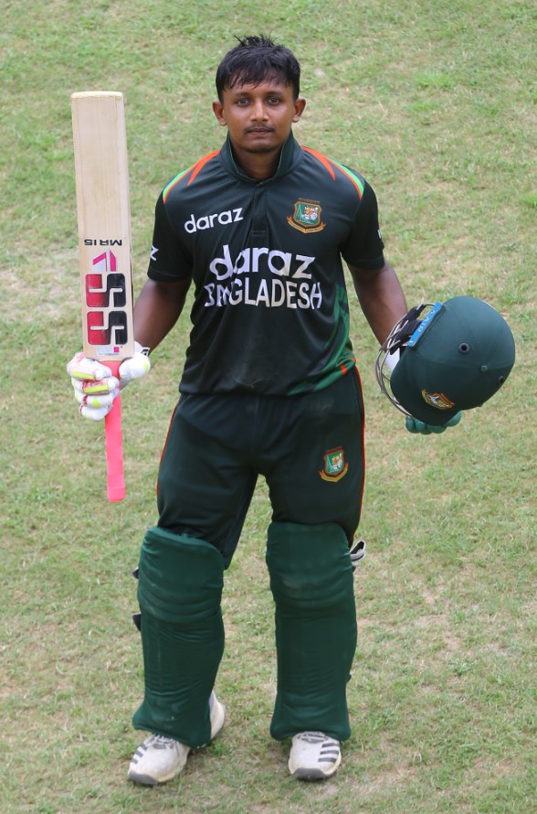 Aich Mollah celebrates his maiden YODI century, Bangladesh U19s vs Afghanistan U19s, 3rd One-day, 2021.