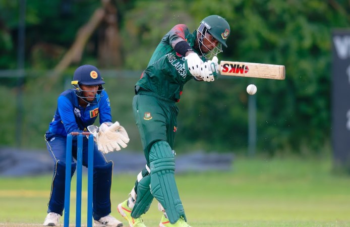 Bangladesh U19 captain Azizul Hakim Tamim stepped up throughout the series