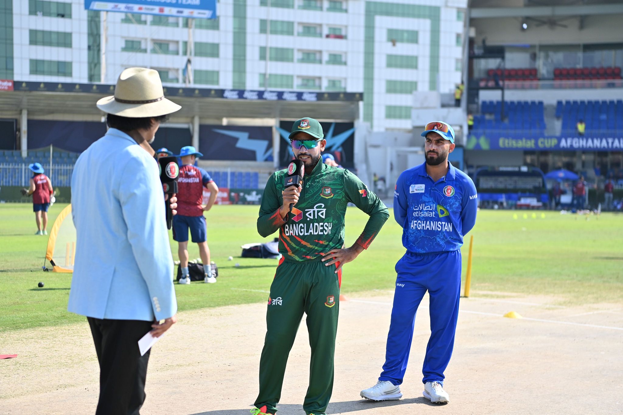 AFG *44/1 (9 ov) vs BAN 244/8 (50 ov), 3rd ODI, 2024, Live Scores, full