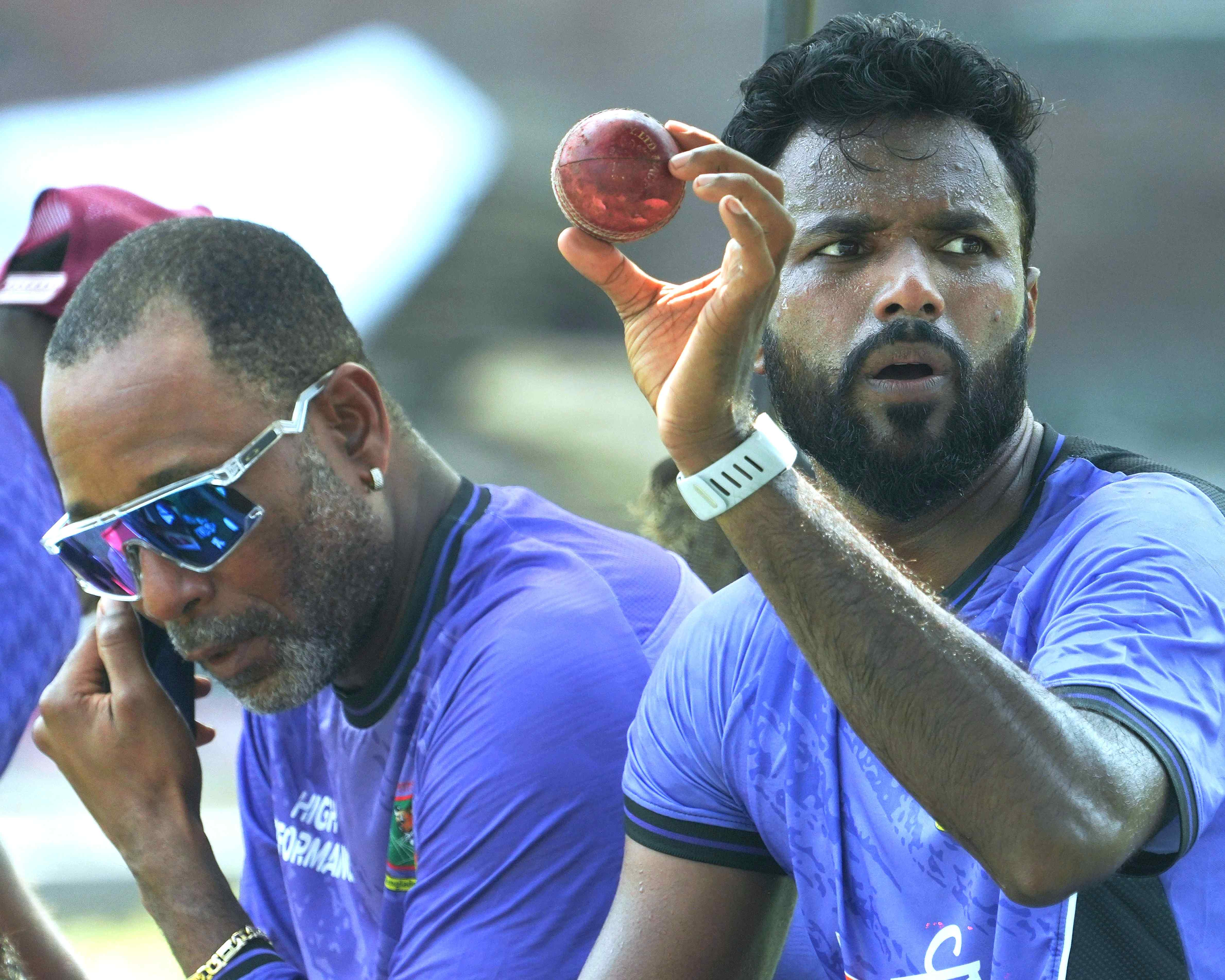 Focused and Determined, Ebadot Hossain in Training Mode © BCB