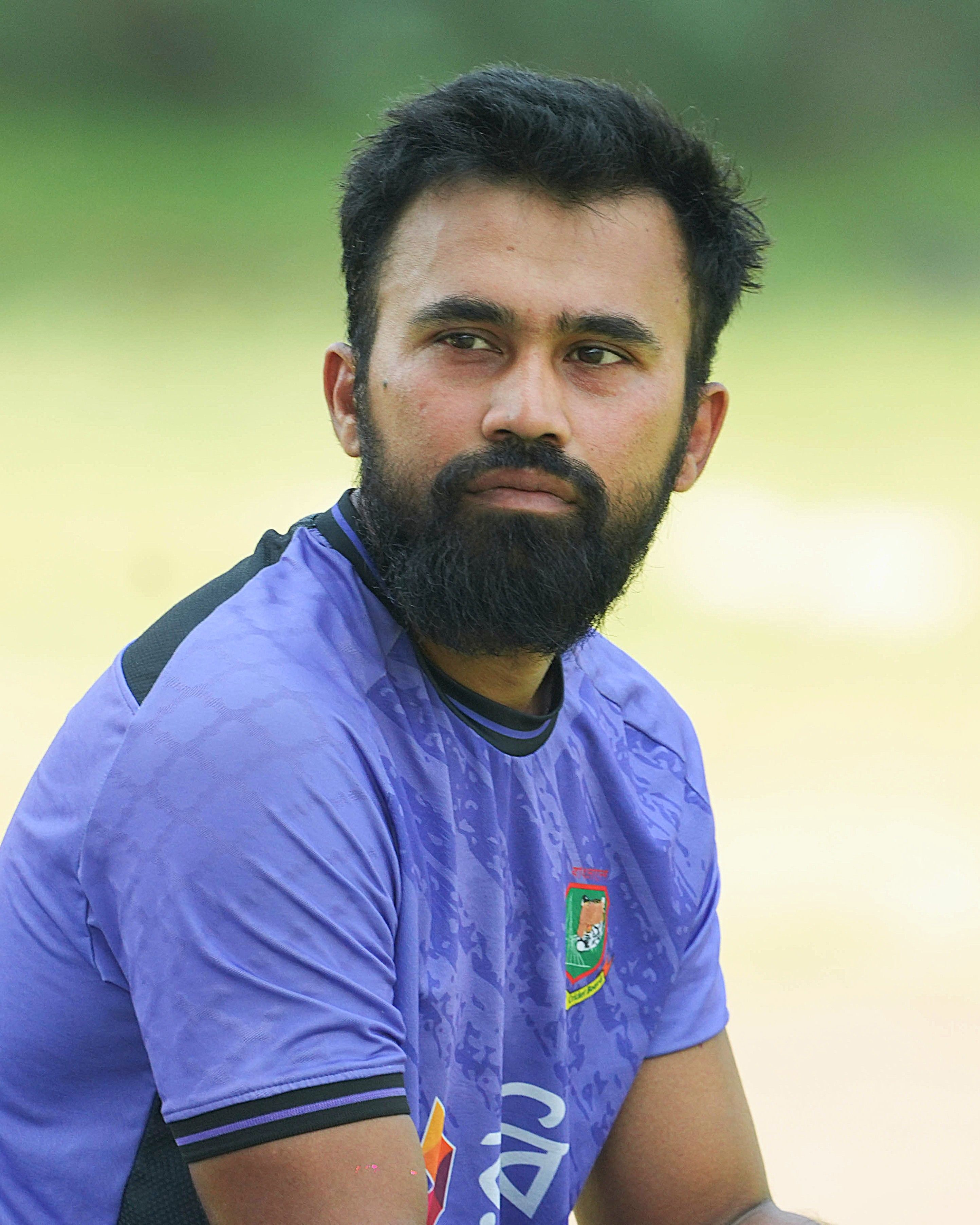 Shadman Islam During a Break in Training © BDCricTime