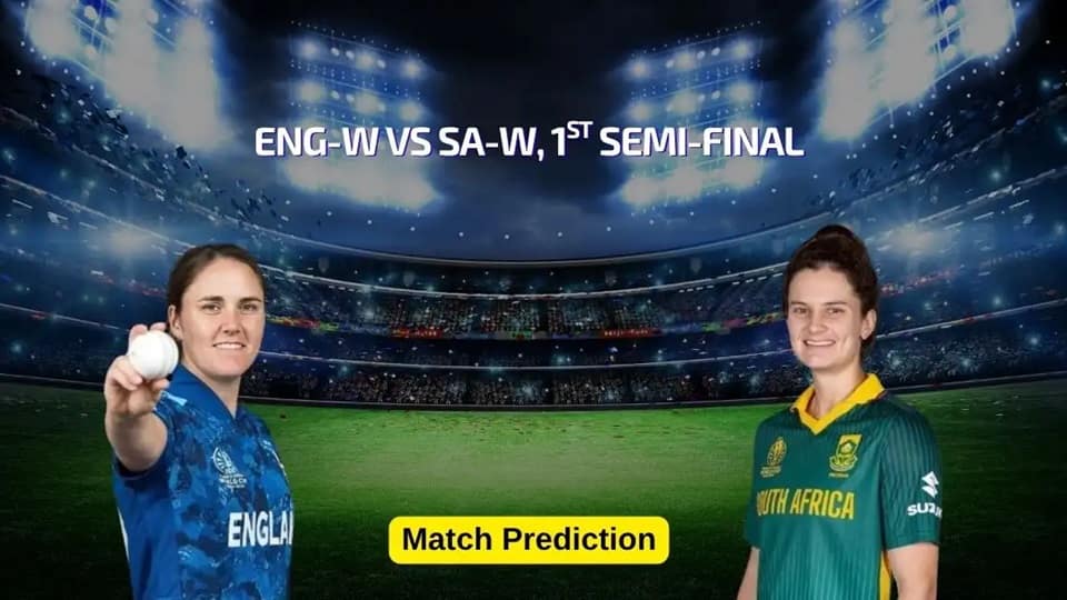 England Women vs South Africa Women ICC Women’s World Cup 2025 1st Semi Final, Dream 11 Prediction, Fantasy Cricket