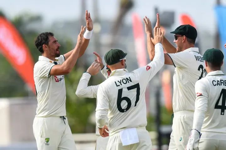 Aussie quicks lead fightback on bowlers dominated opening day at Kensington Oval