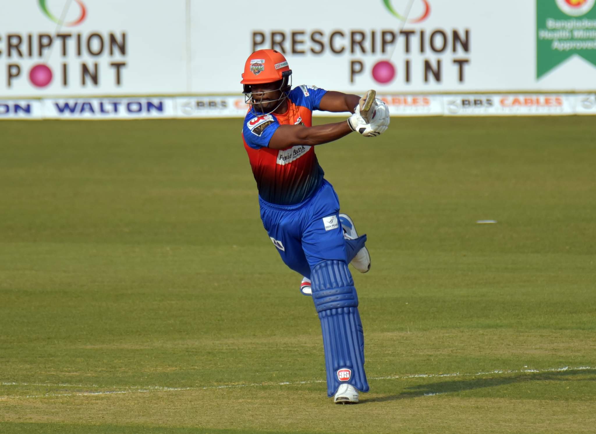Andre Fletcher smashes through off-side  