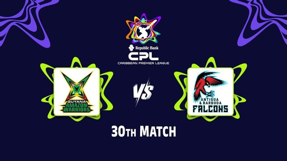 Guyana Amazon Warriors vs Antigua and Barbuda Falcons CPL 2026 Match 20, Dream 11 Prediction Fantasy Cricket