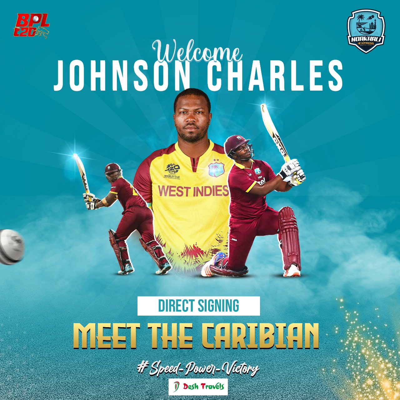 Noakhali Express sign Johnson Charles for BPL 2026