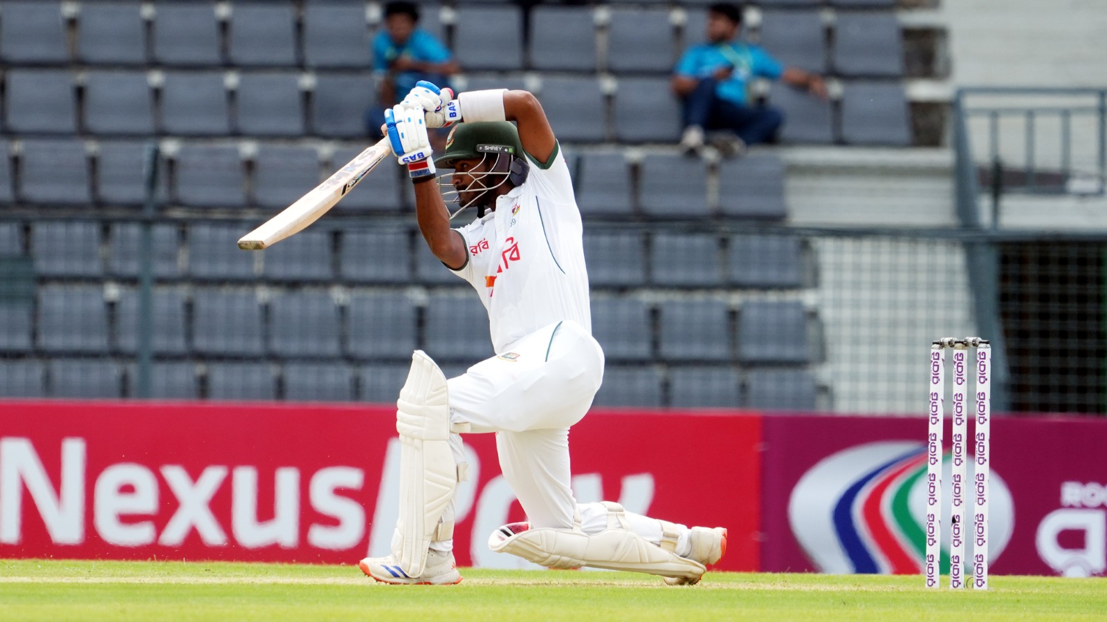 Mahmudul Hasan Joy departs after scoring just 14 runs ©BDCricTime