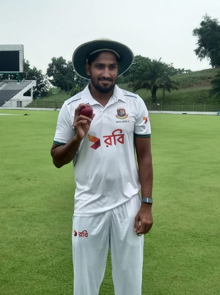Khaled Ahmed takes 6 wickets for Bangladesh A against New Zealand A [BDCricTime]