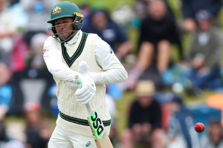 Khawaja forced to remove prohibited dove logo from his bat during NZ vs