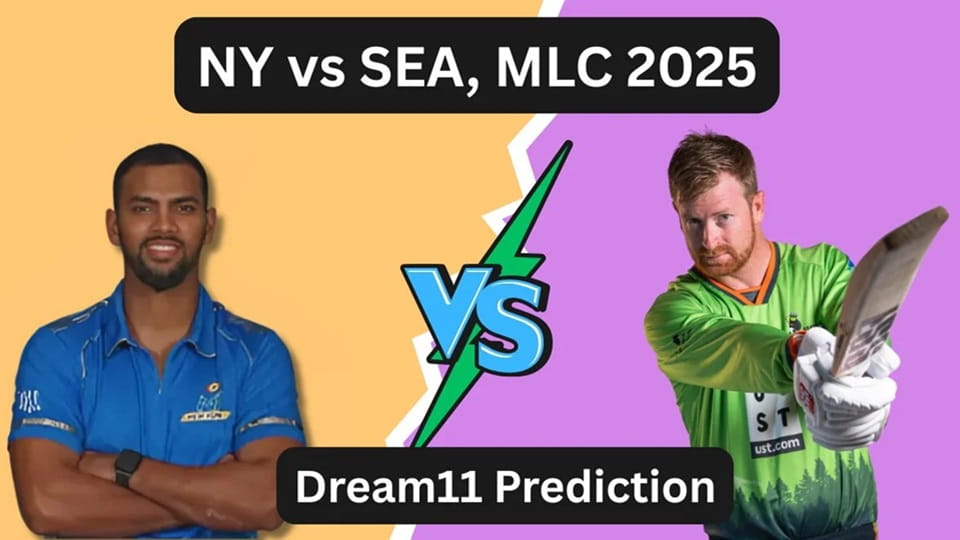 MI New York vs Seattle Orcas MLC 2025 Match 9, Dream 11 Prediction, Fantasy Cricket