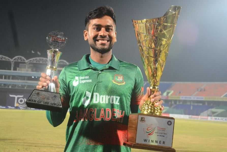 Mehidy Hasan Miraz rises to career-best 3rd position in ODI all-rounder ...