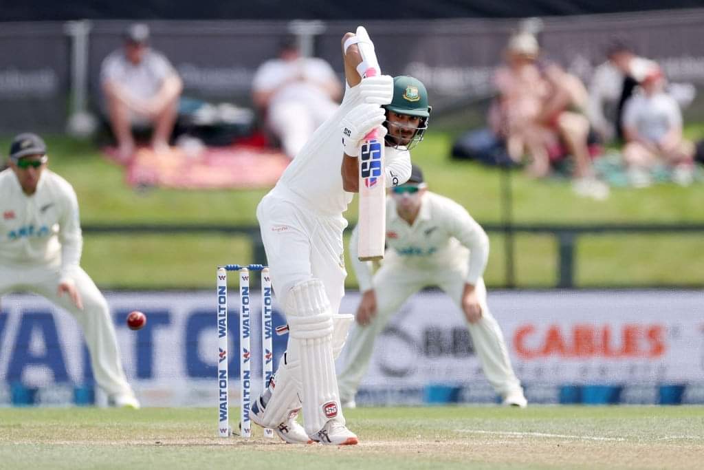 Naim Sheikh scored 24 off 98 in Bangladesh's second innings. © Getty Images