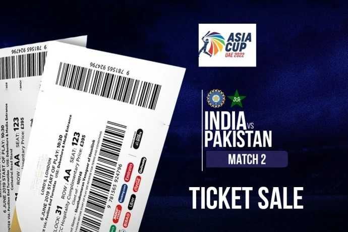 Asia Cup 2022: Tickets for the Pakistan vs India match go on sale tomorrow