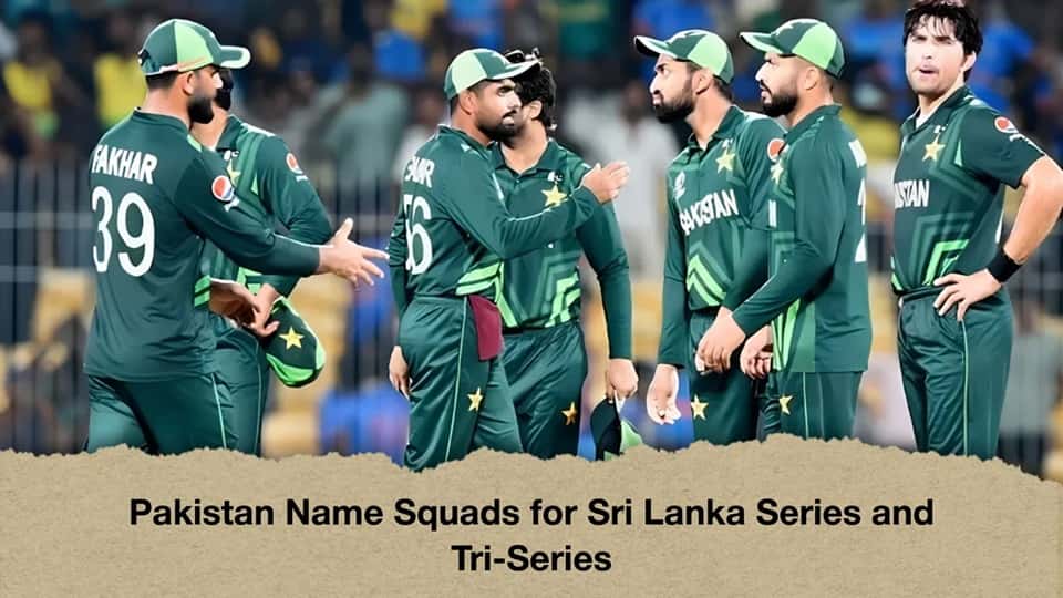 Pakistan Announce Squads for White Ball Home Series Against Sri Lanka