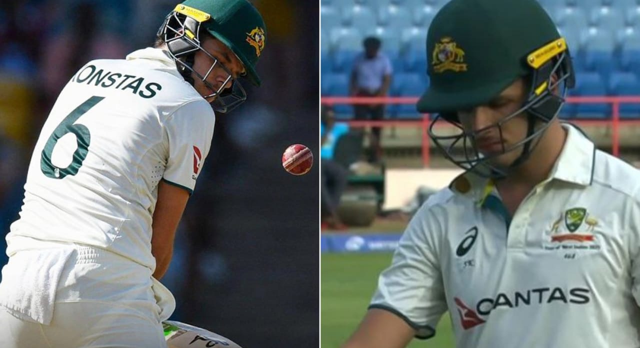 WATCH: Sam Konstas Walks Off Shattered After Duck in 2nd Innings of AUSvsWI 2nd Test 2025