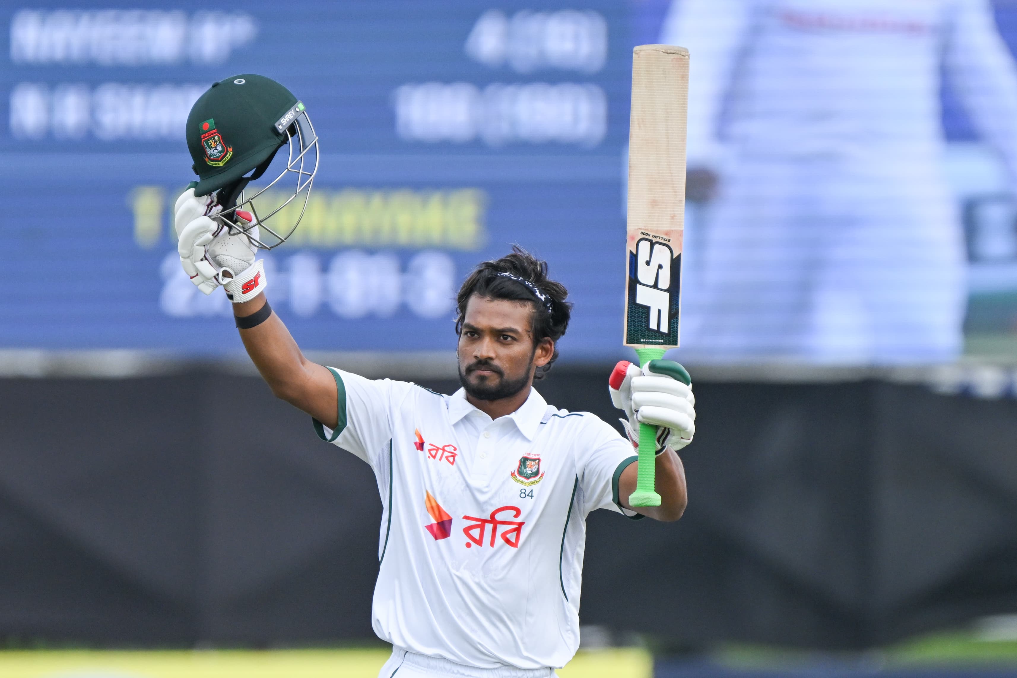 Najmul Hossain Shanto slams centuries in both innings against Sri Lanka ©BDCricTime