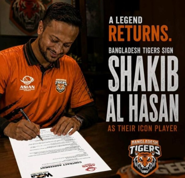 Shakib Al Hasan named Bangladesh Tigers captain for Asian Legends League