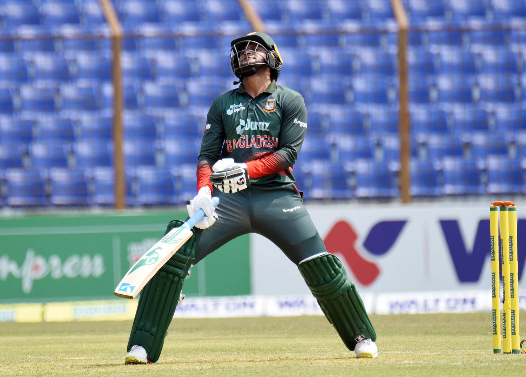 Shakib Al Hasan is disappointed after losing his wicket Cricket Photos Latest Cricket images BDCricTime