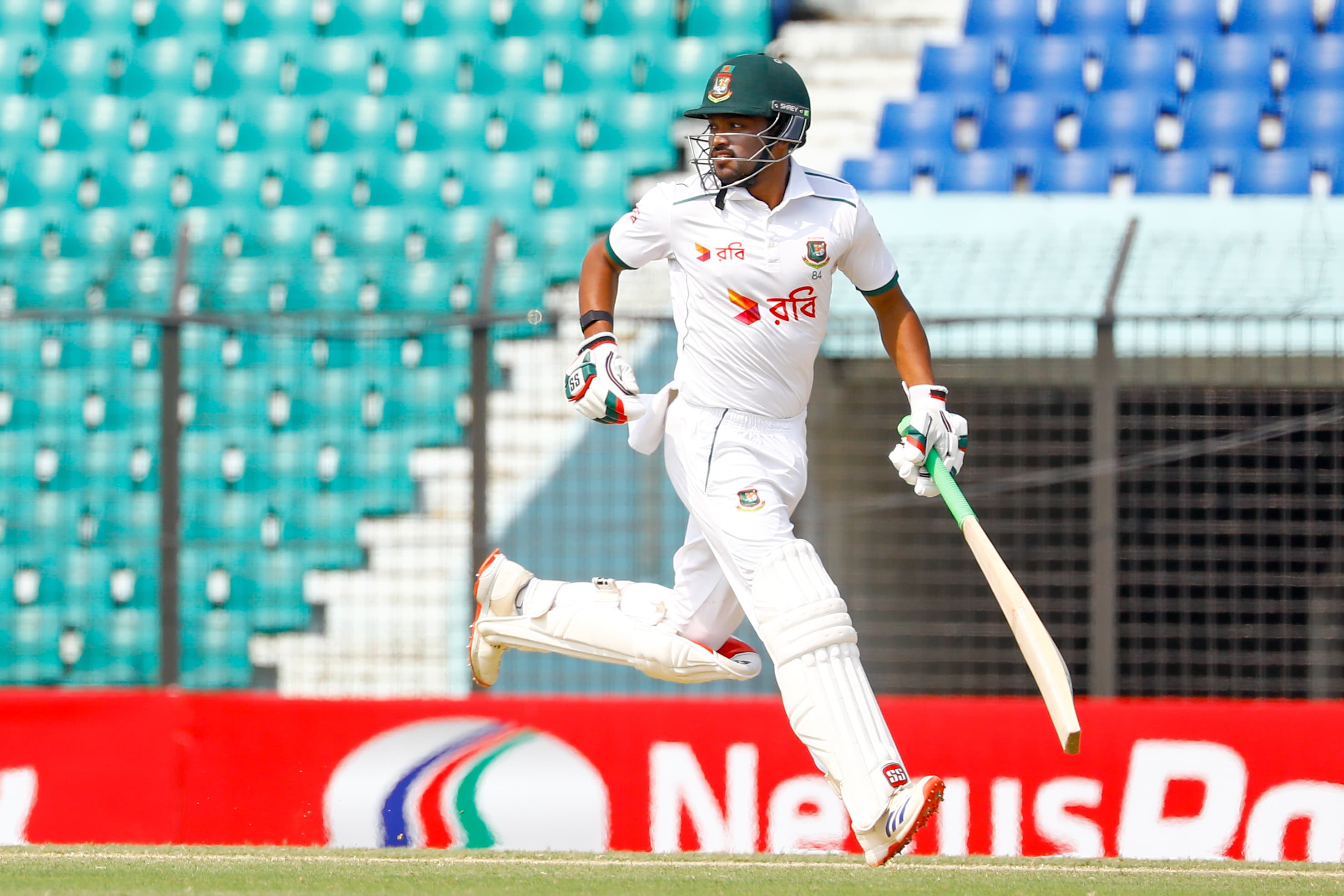 Najmul Hossain Shanto falls rarly after a promising start ©BDCricTime