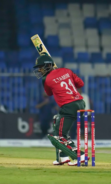Tanzid Hasan Tamim played an explosive knock of 40 runs off just 18 balls ©ECB ©UAEvsBD