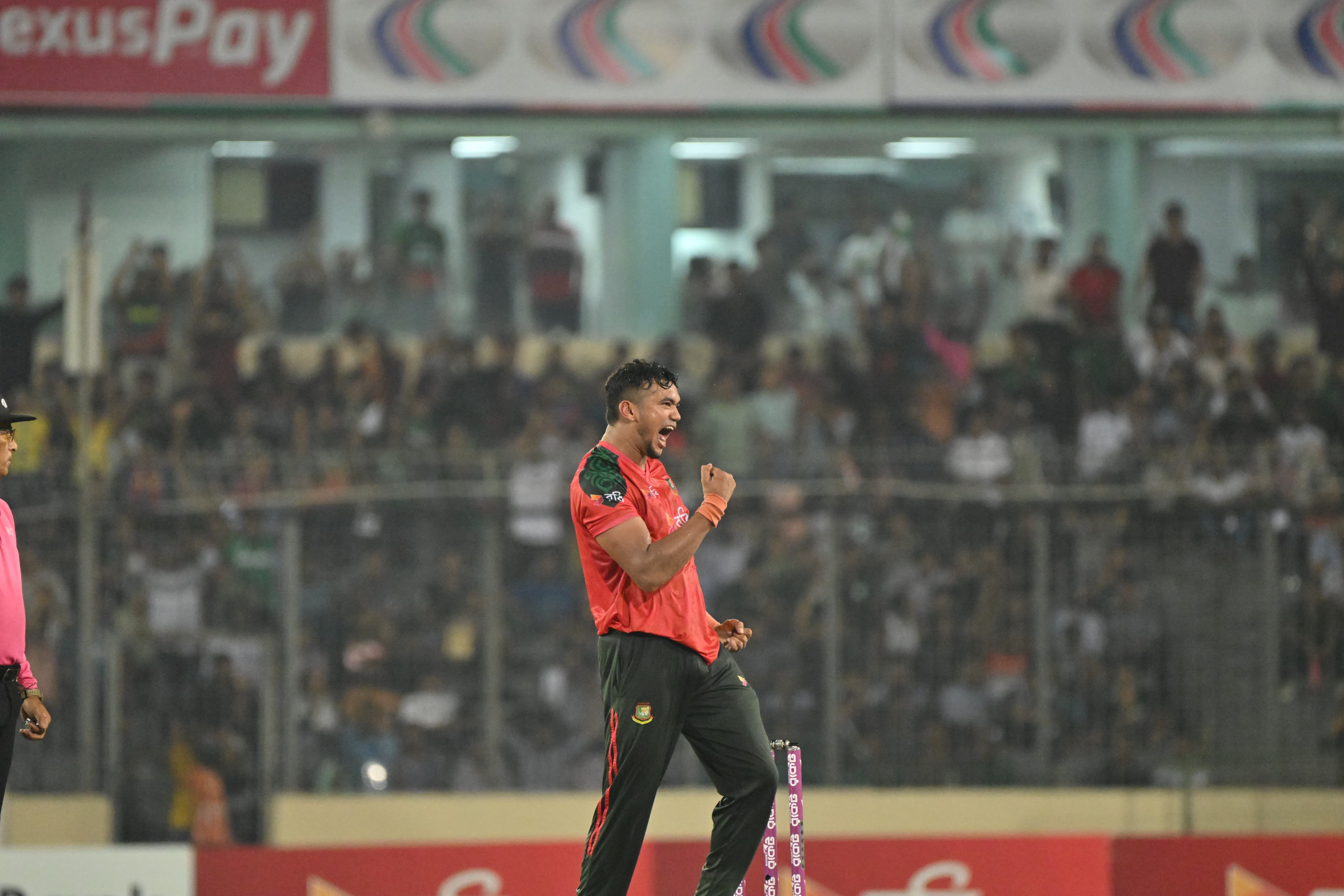 Taskin Ahmed picks up 3 wickets in second match ©BDCricTime