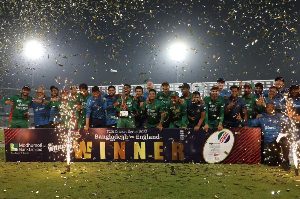 Tigers lift the trophy in a grand celebration