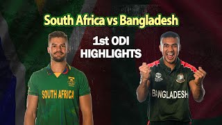 South Africa Vs Bangladesh 1st ODI Highlights | Bangladesh Tour Of ...