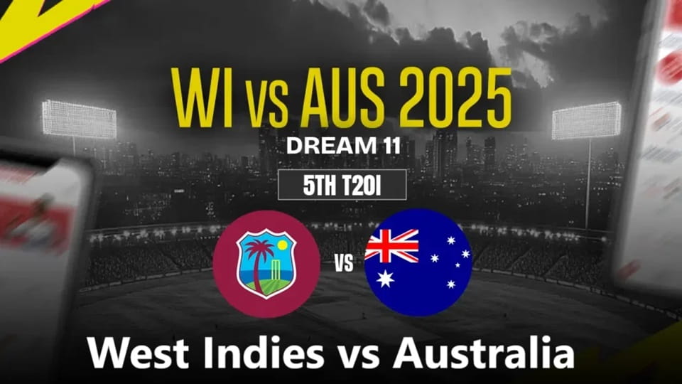 West Indies vs Australia 5th T20I Match, Dream 11 Prediction, Fantasy Cricket