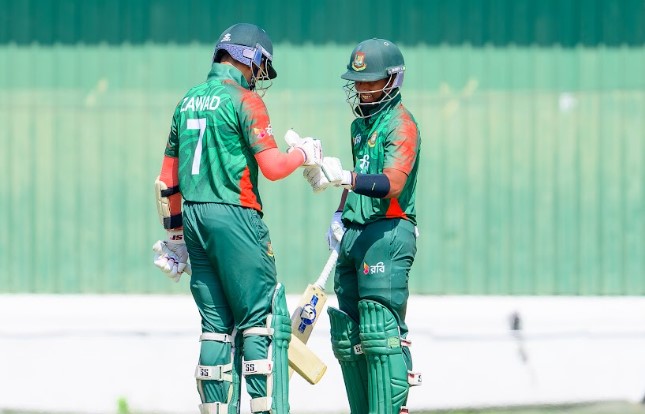 Bangladesh U19 openers Zawad Abrar and Kalam Siddiki Aleen