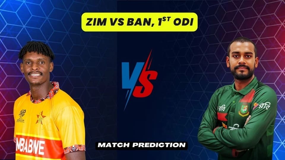 Zimbabwe vs Bangladesh 1st ODI Match, Dream 11 Prediction, Fantasy Cricket
